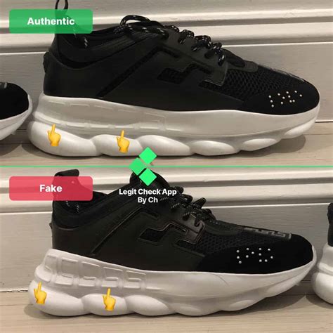 versace chain reaction real vs fake|versace chain reaction shoes price.